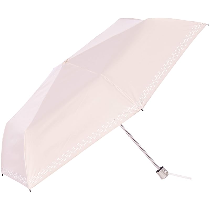 即納：[ムーンバット] 折りたたみ傘 BEAUTY SHIELD(ビューティーシールド) ヒートカット 日傘 パラソル おりたたみ傘 かわいい オシャレ レディース 【1級遮光・晴雨兼用】 ペールオレ