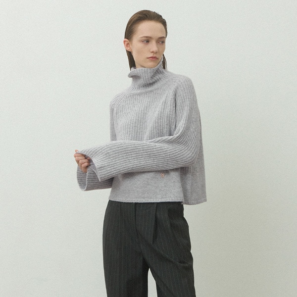 (T-6963)ESSENTIAL SOFT HIGHNECK KNIT 6,636円