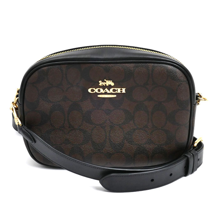 COACH コーチ ジェイミー カメラ バッグ ショルダーバッグ ブラウン/ブラック CA547 IMAA8 アウトレット ユニセックス 中古 美品