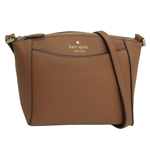 ケイトスペード バッグ レディース ショルダーバッグ アウトレット レザー ブラウン モニカ クロスボディ MONICA CROSSBODY WKR00258-201 KATE SPADE