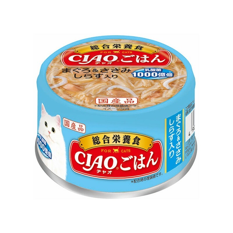 （まとめ買い）CIAOごはん まぐろ＆ささみ しらす入り 猫用フード [x24] 5,604円