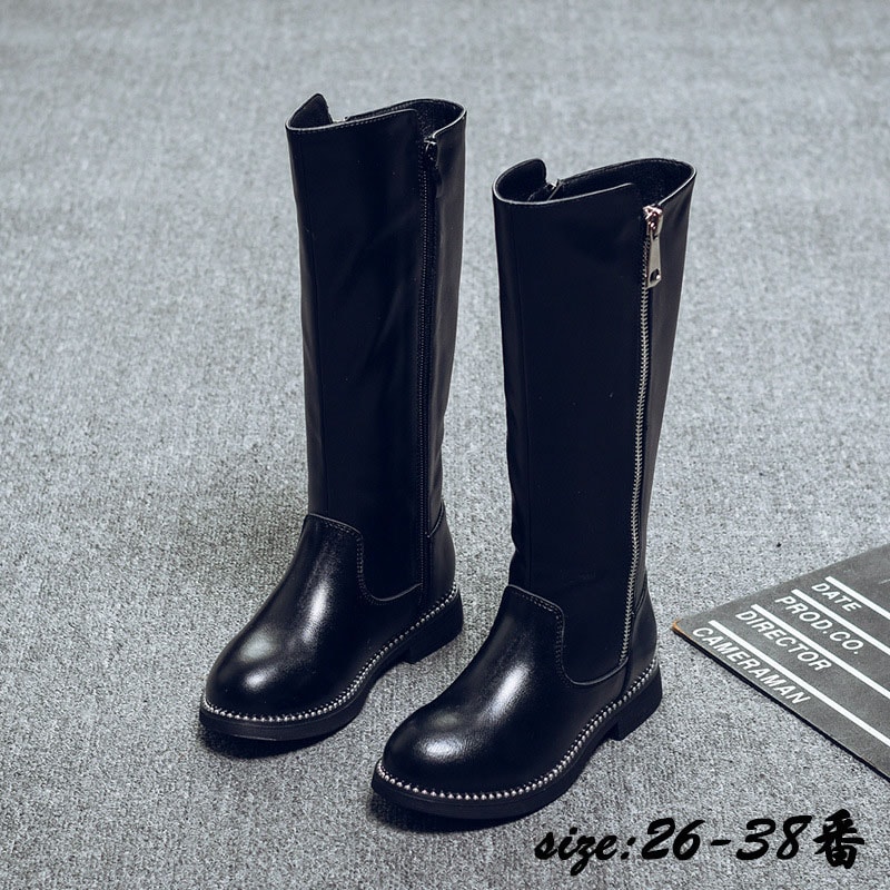 ロングブーツ 子供シューズ 子供靴 女の子 秋冬 ハイブーツ 子供ブーツ スノーブーツ 長靴 裏起毛/薄い 裏起毛/厚い 子供靴 小学生 中学生 キッズ 子供用 こども 可愛い フォーマル