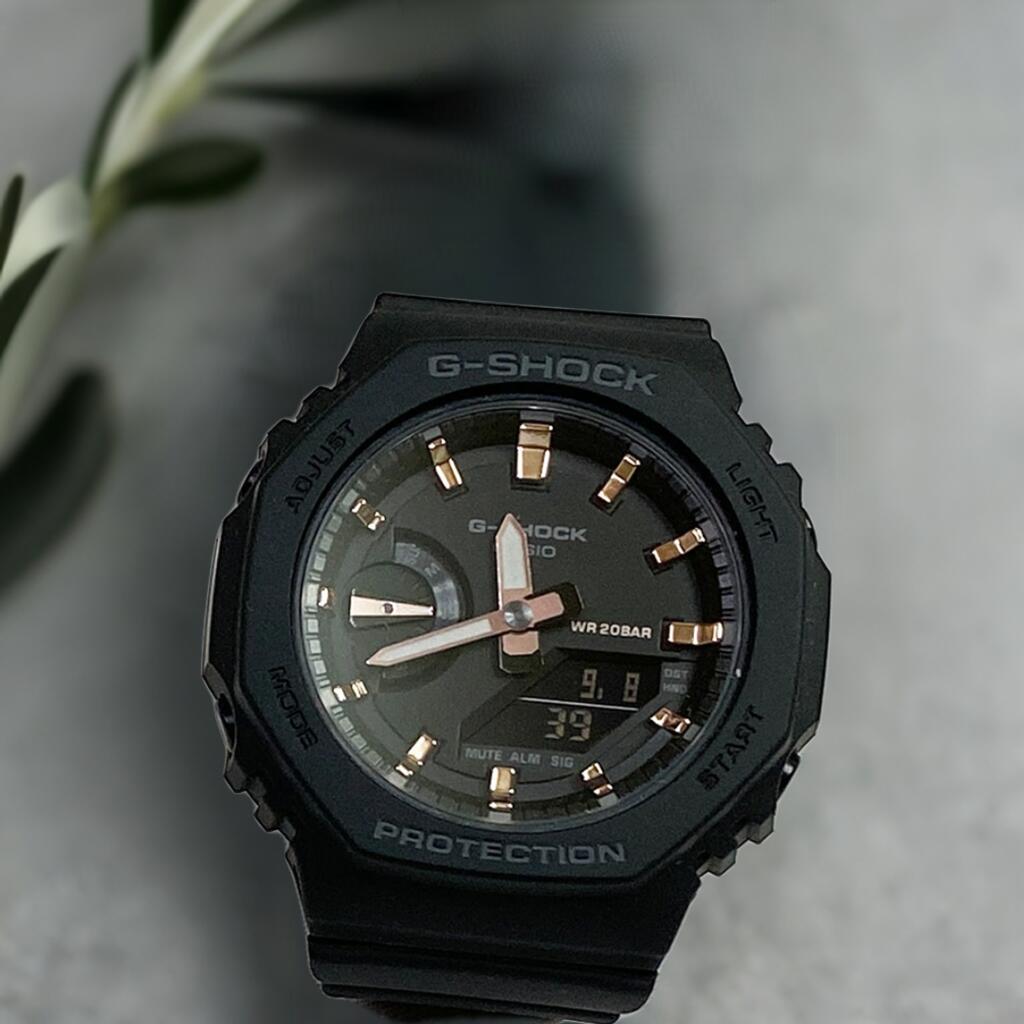 国内正規品 新品 Gショック G-SHOCK カシオ メンズウオッチ gショック アナデジ GMA-S2100-1AJF 腕時計 手書きの g-shock