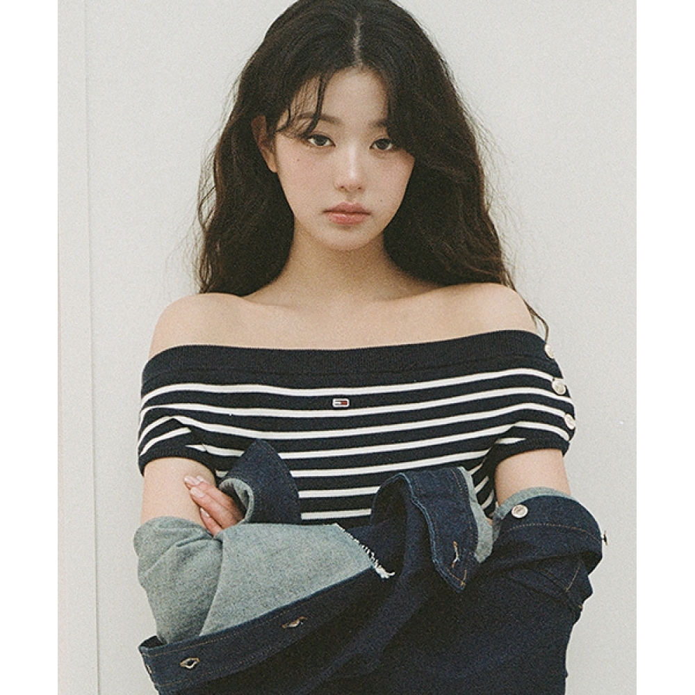 TOMMY JEANS クロップ リンス デニム シャケット T32F1WSH30TWT11BK