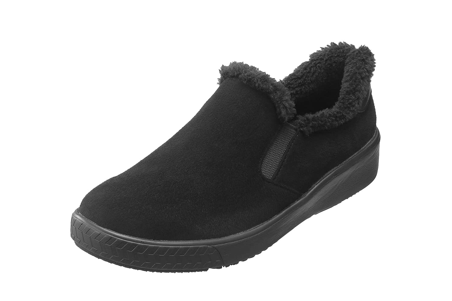 Pansy(パンジー) PS1504 パンジーハーツ シューズ レディース 3E ボア スリッポン 24.0cm ブラック