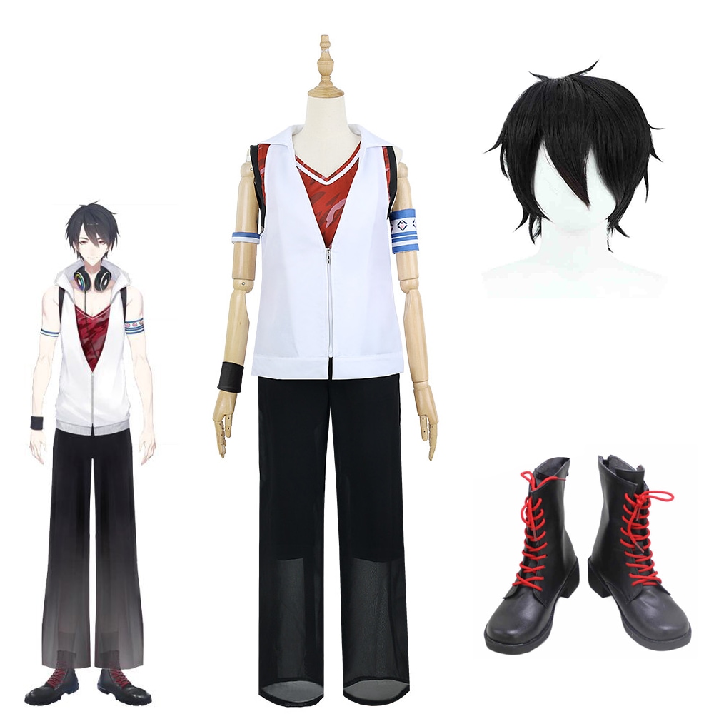 バーチャルYouTuber にじさんじ 2期生 夢追翔 ゆめおいかける 衣装 ウィッグ 靴 追加可 コスプレ衣装 衣装 コスプレ ハロウィン