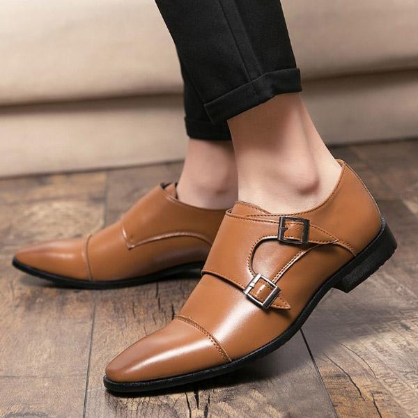 ダブル モンクストラップ ドレスシューズ オペラシューズ メンズ シューズ 靴 ビジネスシューズ フォーマルシューズ 紳士靴 結婚式 通勤 5,442円