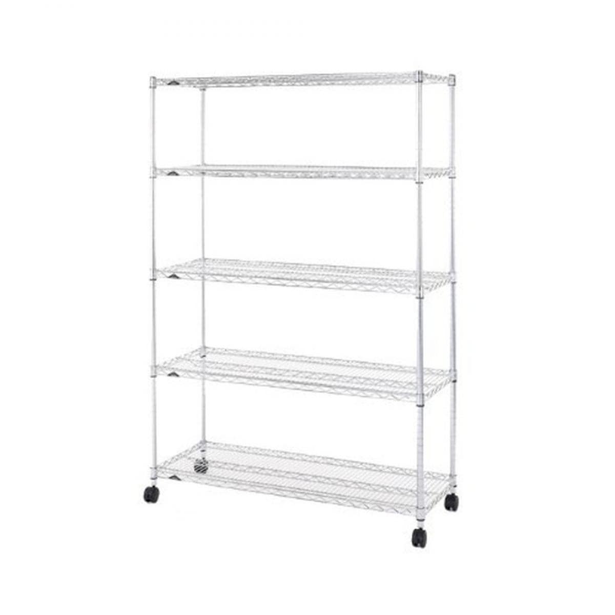 ドウシシャ スチールラック 幅120cm 5段 ルミナスレギュラー 幅121.5×奥行46×高さ179.5cm NLH1218-5 キッチンラック 収納