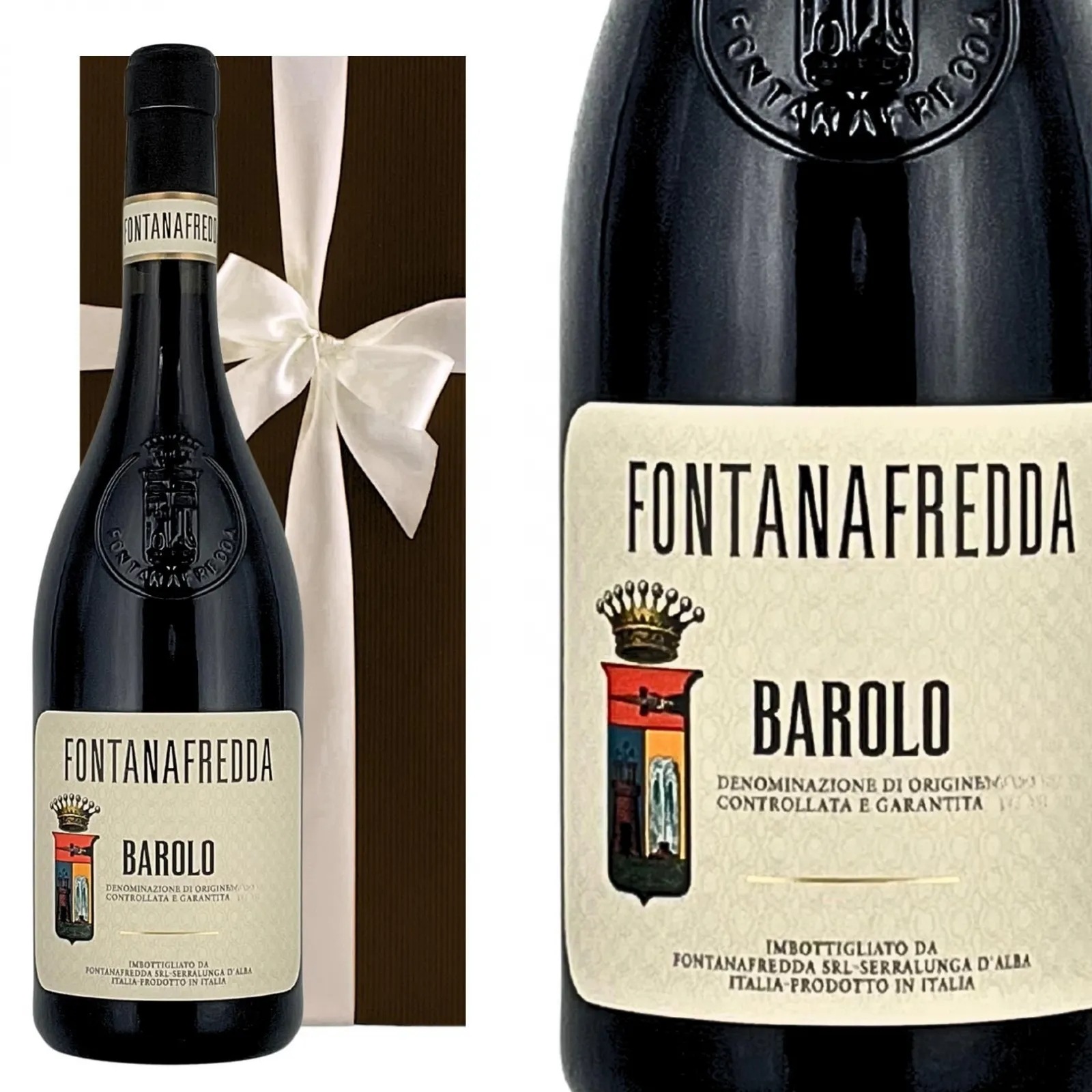 [ワインギフト] フォンタナフレッダ バローロ 2021 赤ワイン 750ml ギフト箱入り [ラッピング付] イタリアワインの王様
