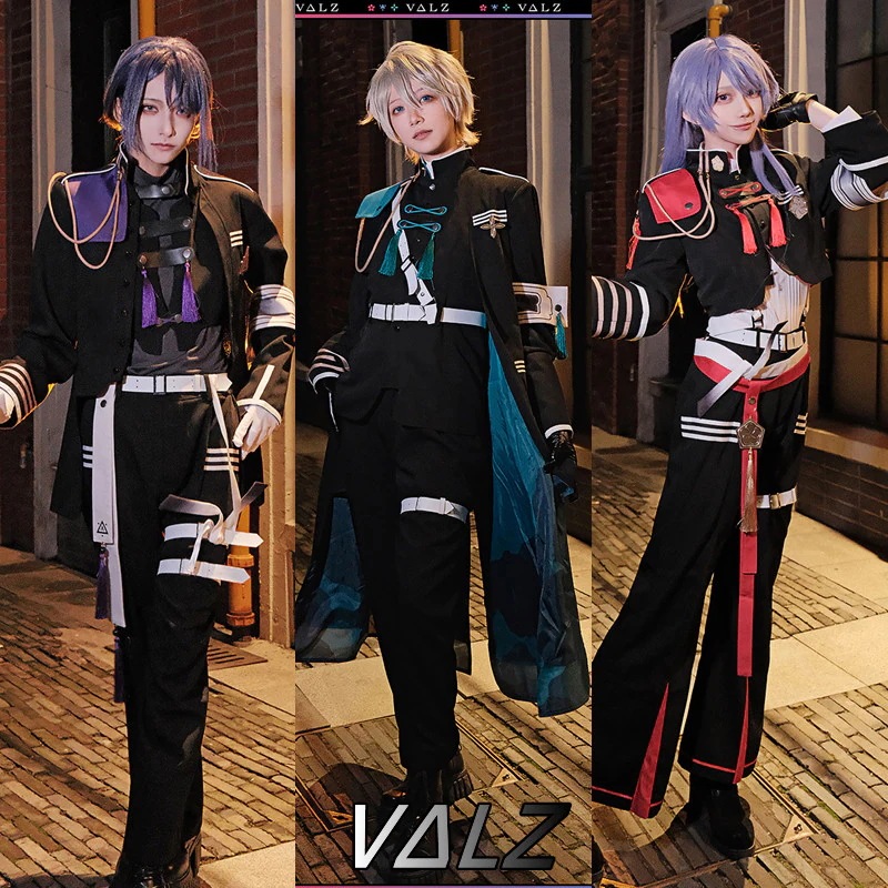 VTuber VΔLZ 長尾景/甲斐田晴/弦月藤士郎 コスプレ衣装セット 男女兼用 にじさんじ 三華の楽 セットアップ YouTuber バーチャルライバ VTB Virtual YouTuber