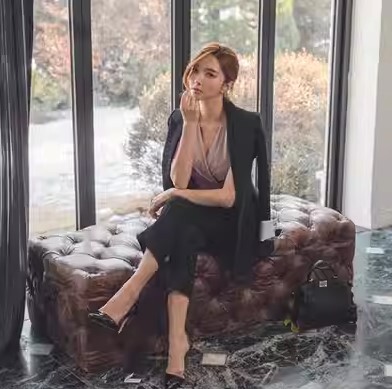 ダブルブレスト セットアップ ジャケット ツーピース スーツ クロップドパンツ 9分丈 長袖 スリム かわいい 大人可愛い きれいめ シンプル カジュアル 大人 上品 おしゃれ お洒落 かっこいい