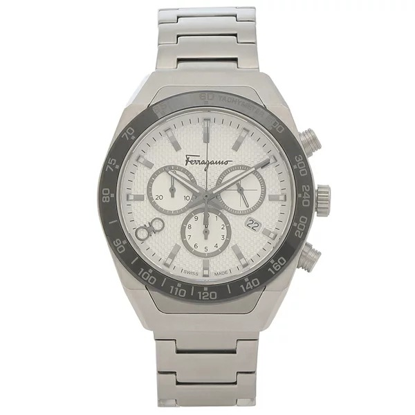 時計 クォーツ ホワイト メンズ FERRAGAMO SFHR00520