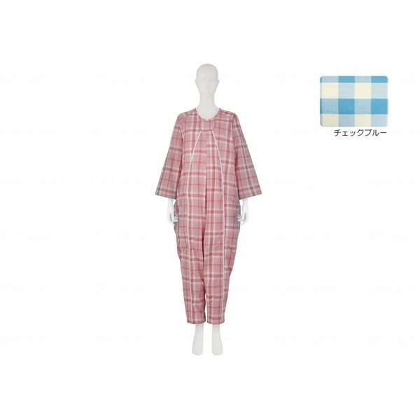 フドーねまきA 厚手 チェックブルー S 107082 メーカー直送