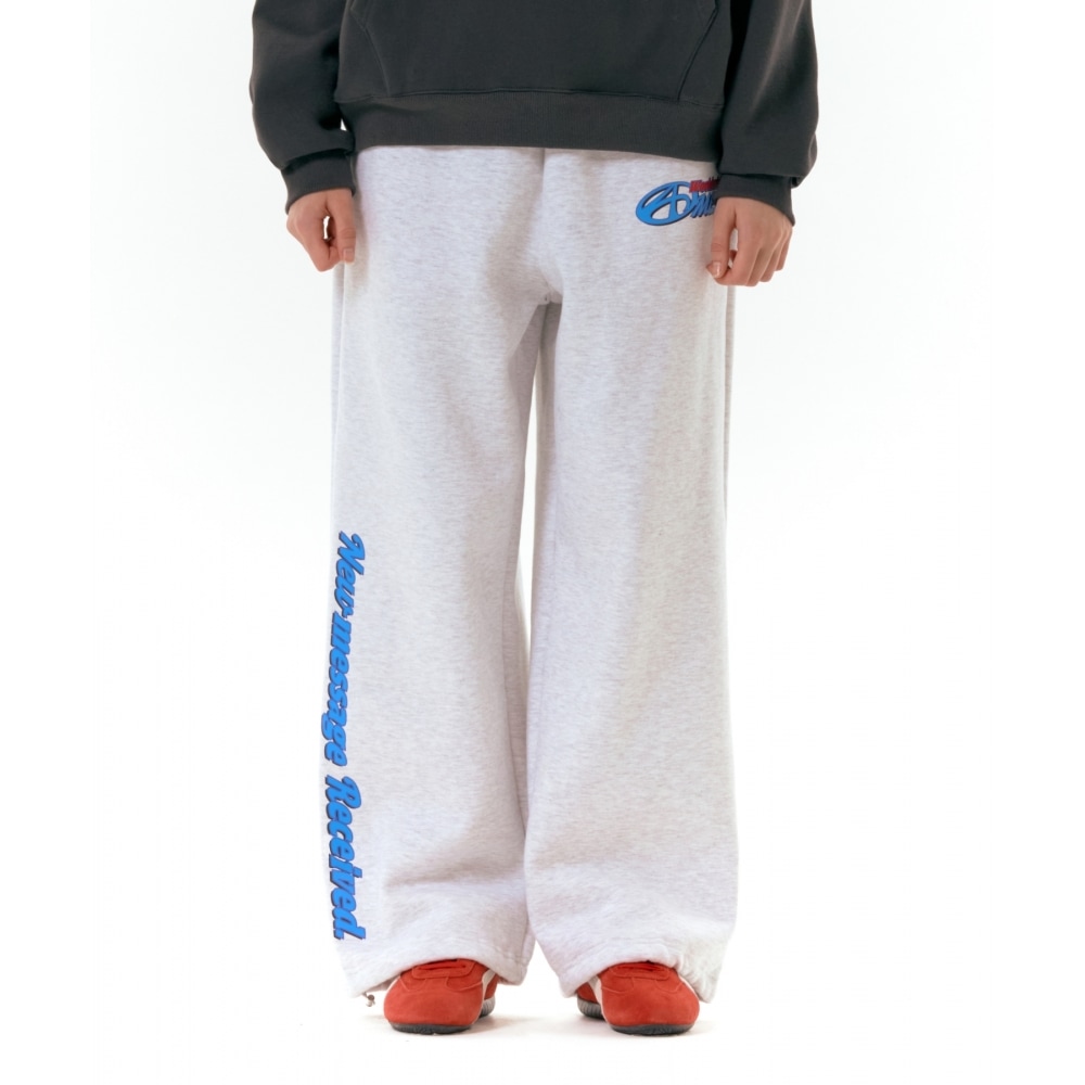 AMES-ワールドワイドシンボルロゴスウェットパンツグレー