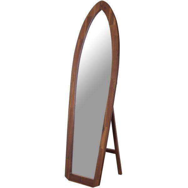 鏡 ミラー サーフミラー スタンドミラー 姿見 飛散防止 モダン 木製 おしゃれ 安い 人気