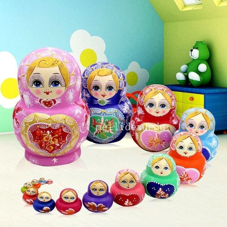マトリョーシカ ロシア 人形 手作り お土産 動物 ぬいぐるみ ヨーロッパ ロシア土産 伝統木製 かわいい贈り物 手塗り おもちゃ ロシア民芸 家族 飾り