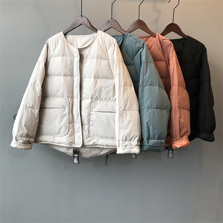 今が絶対買い流行 軽量 コート カジュアル ダウンジャケット レディース ゆったりする