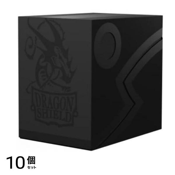 ドラゴンシールド デッキケース Double Shell‐Shadow Black/Black 1個入 10個セット