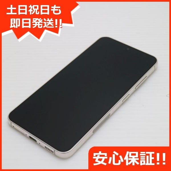 新品同様 SCG19 Galaxy S23 クリーム AU スマホ SAMSUNG 即日発送 土日祝発送OK 96