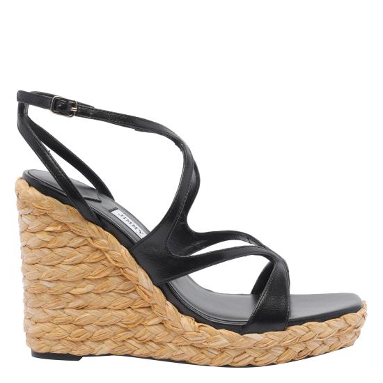 JIMMY CHOO Women Sandals AYLA 110 CTQBLACK Black