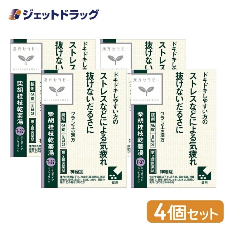 【第2類医薬品】JPS柴胡桂枝乾姜湯エキス錠N 96錠 ×4個漢方 さいこけいしかんきょうとう