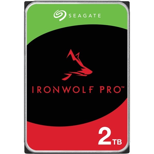 ST2000NT001 IronWolf Pro 3.5 データ復旧3年付 2TB HDD(CMR)メーカー5年保証 24時間稼働 PCNAS用 RVセンサー付 ST2000NT001