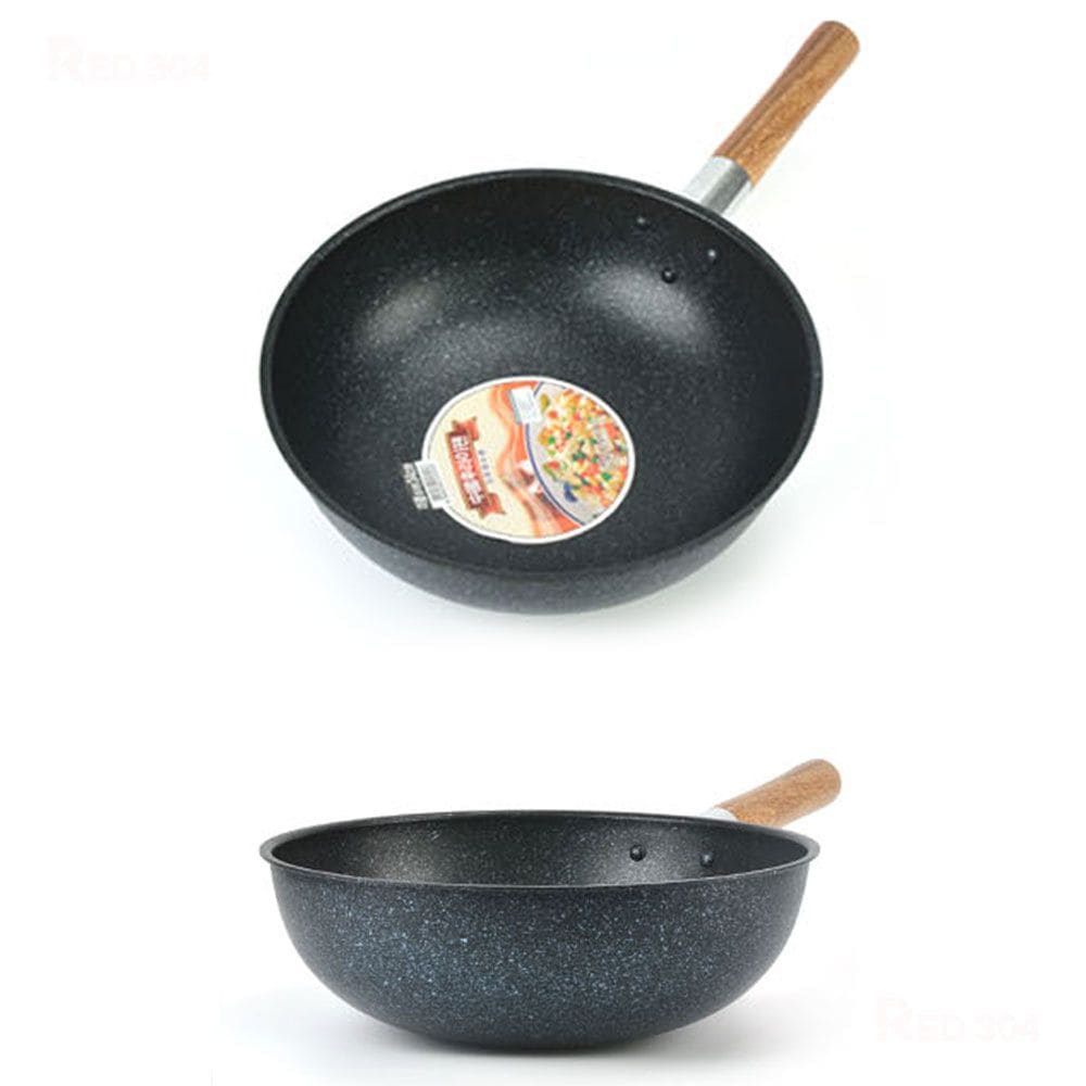 マーベルコーティング中華鍋炒め鍋揚げパン32x11cm 16号