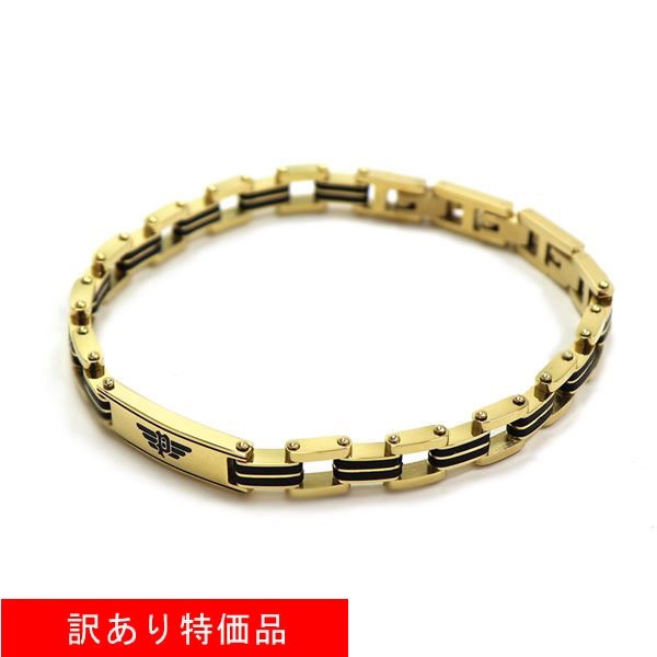 ブレスレット メンズ 国内正規品 アクセサリー ステンレススチール ゴールド GB0008702