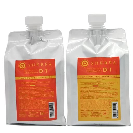 アリミノ シェルパ デザインサプリ D-1 シャンプー & トリートメント 1000 詰替 セット
