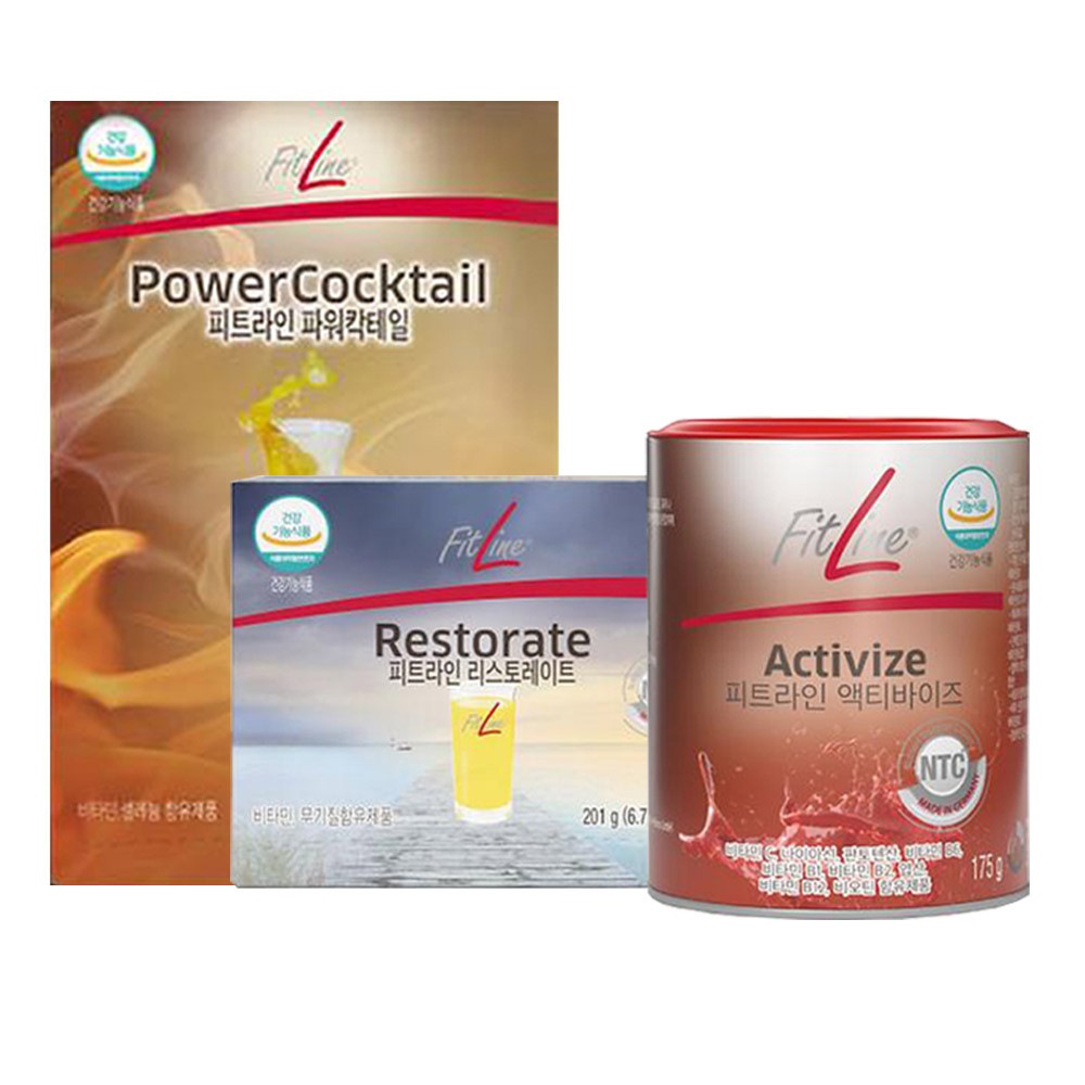 【正規品100％】ドイツPMジュース 3セット(パワーカクテル+アクティヴァイズ+レストレイト) /サプリメント/韓国