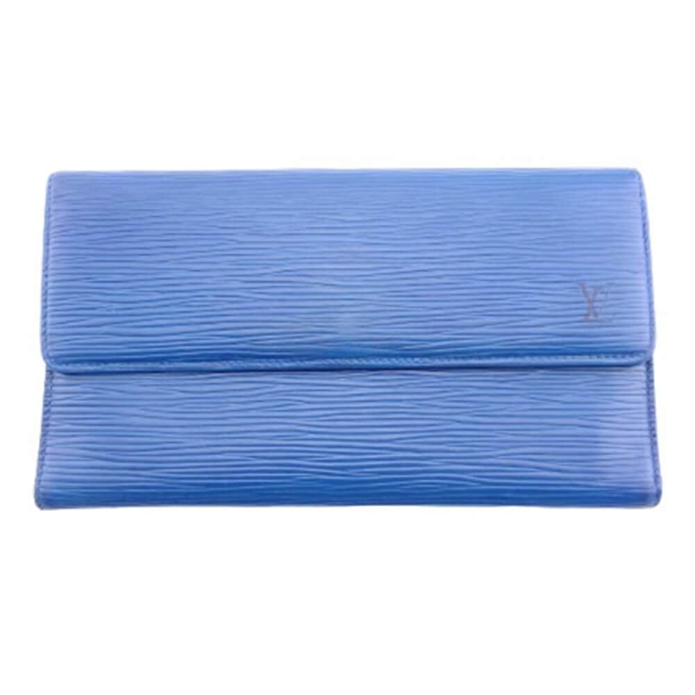 長財布 エピ ポルトトレゾールインターナショナル トレドブルー レディース 中古 14,898円