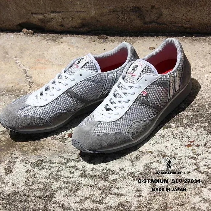 正規品 スニーカー クール スタジアム C-STADIUM シルバー SLV 27034