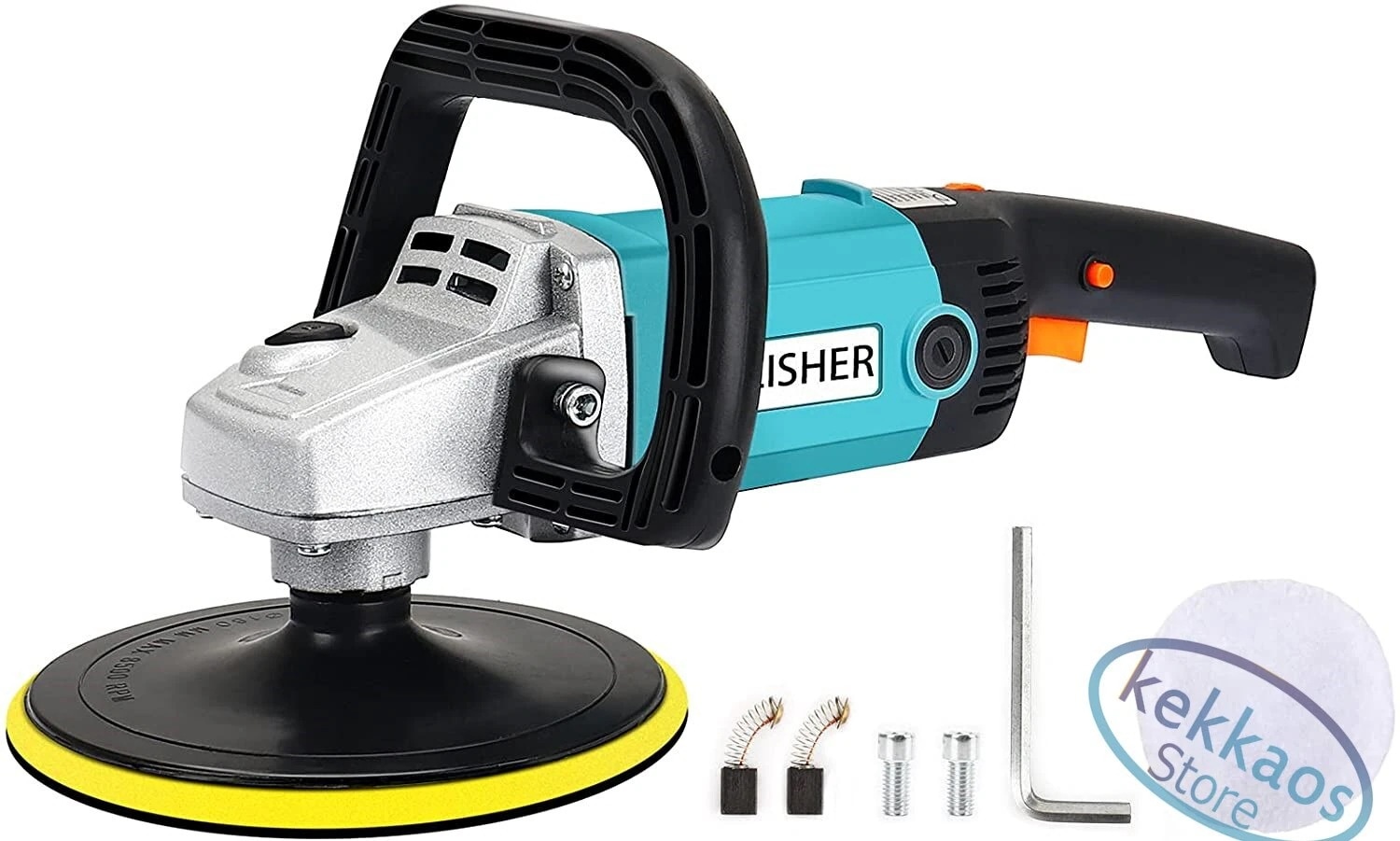 ポリッシャー 電動 180mm 1400W 強力モーター 六段変速 サンダポリシャー 操作簡単 研磨