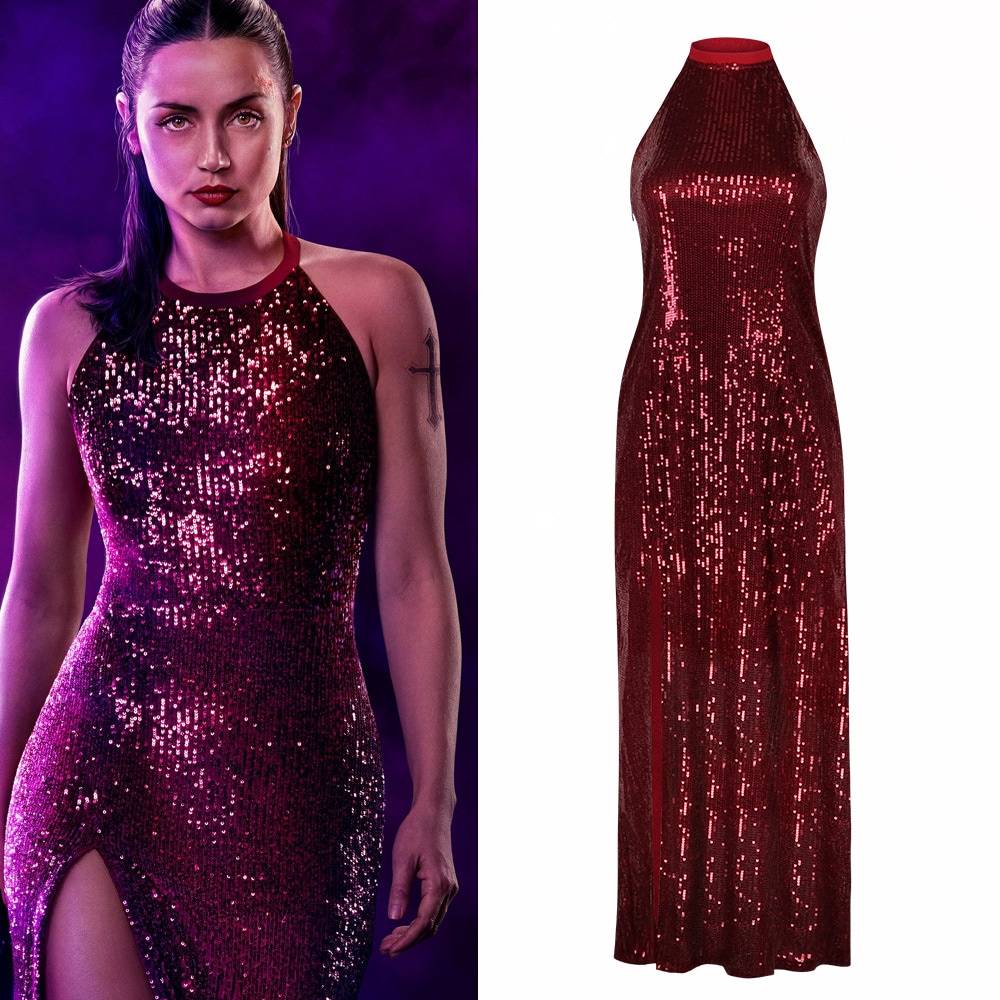 【速達!】コスプレ衣装を急追バレエ殺姫コスプレ映画スパンコールロングドレスハロウィンパーティー衣装