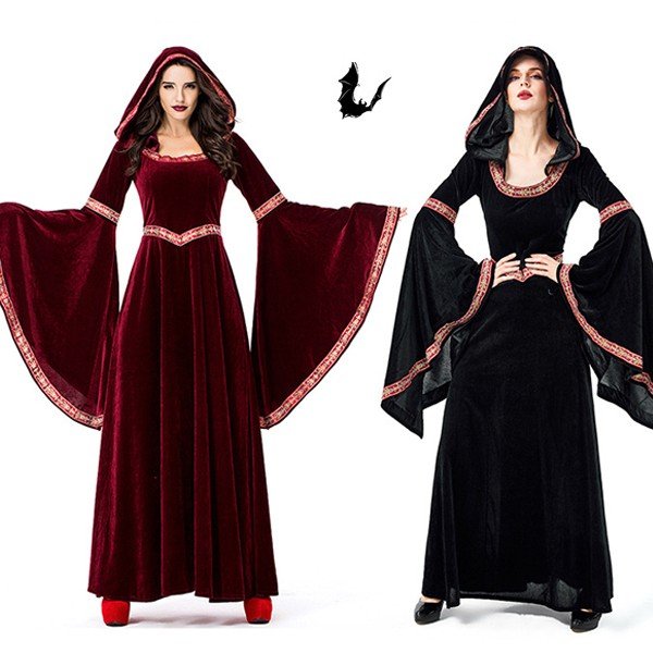 注目ブランド 中世ヨーロッパ貴族 魔女 宮廷装 巫女 女性用 ハロウィン衣装 バンパイア 吸血鬼 レディース 悪魔 その他
