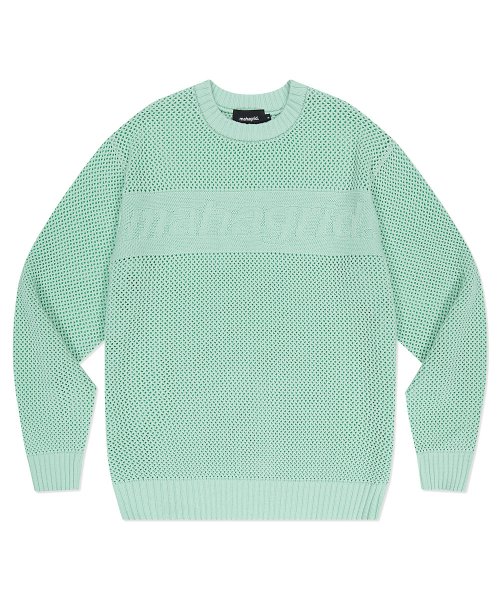 23SS BASIC LOGO MESH KNIT 韓国正規品