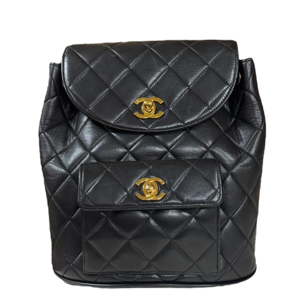 シャネル マトラッセ リュック・デイパック ラムスキン CHANEL 中古