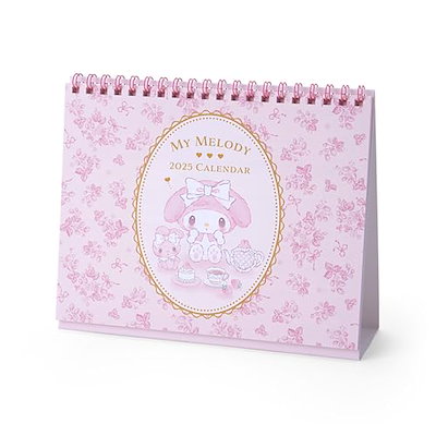 他サイト： サンリオ(SANRIO) リングカレンダー 2025年 マイメロディ 卓上 予定シール付き 451266の商品画像