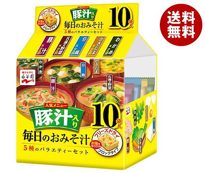 永谷園 毎日のおみそ汁 豚汁入り 5種のバラエティー...のサムネイル