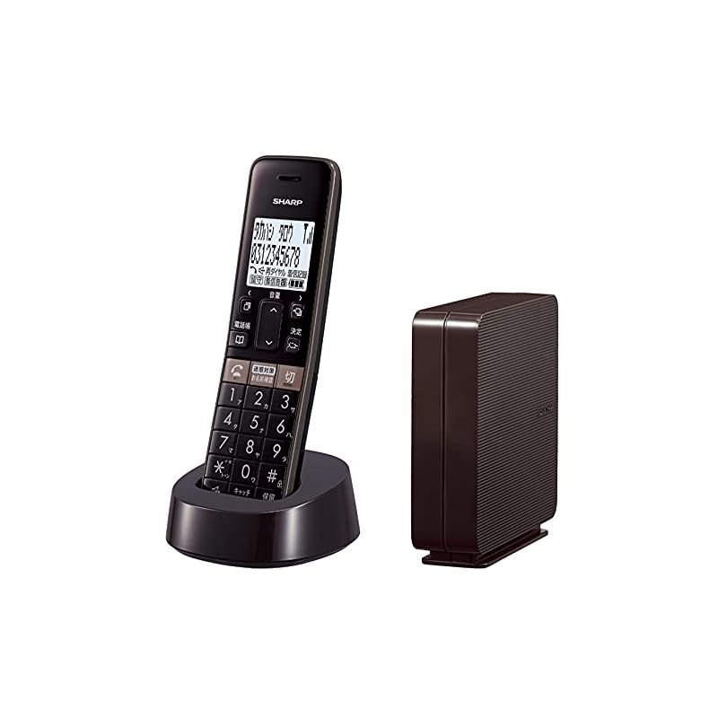 【即納】シャープ JD-SF2CL-T デジタルコードレス電話機（子機1台タイプ） ブラウン系