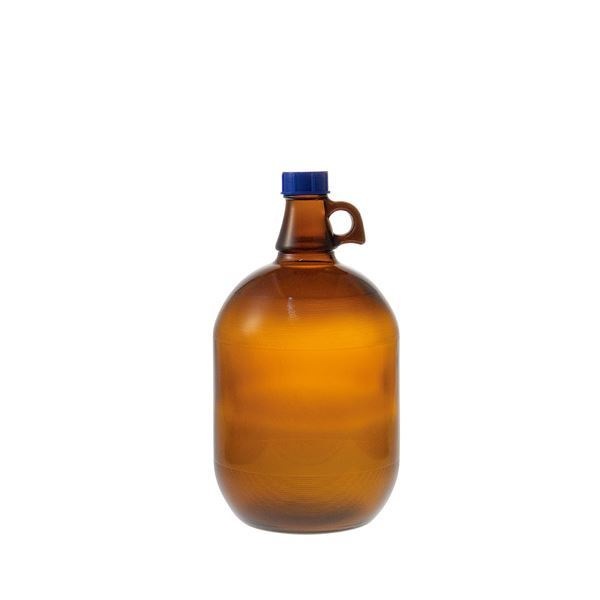 [柴田科学]ガロンびん 茶褐色 リビューレット用 3.8L