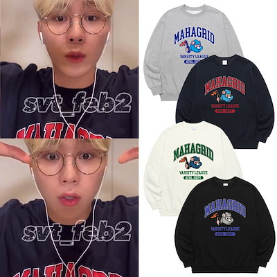 SEVENTEEN スウェット ☆SEVENTEEN エスクプス 着用！！【HDEX】Main Back Logo Half