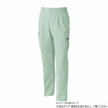 桑和 4228 ツータックカーゴパンツ 82サイズ モスグリーン（107）