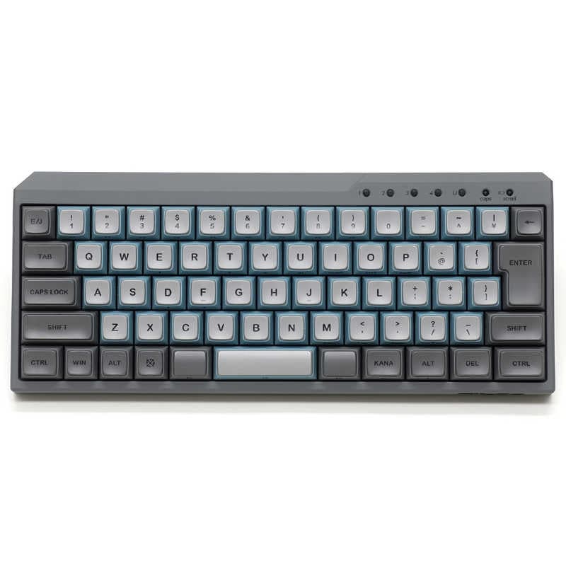 FILCO　キーボード Majestouch MINILA-R Convertible 赤軸 ［Bluetooth・USB /有線・ワイヤレス］ スカイグレー　FFBTR66MRL/NSG
