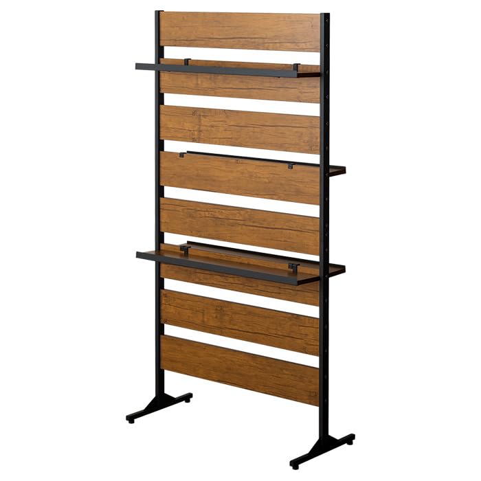 パーテーション 衝立 ついたて 間仕切り家具 おしゃれ 部屋 仕切り パーティション 木目調パーテーションラック