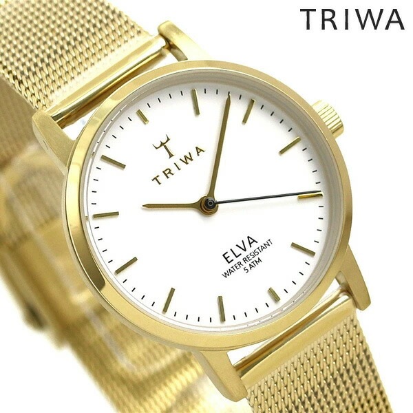 高評価のクリスマスプレゼント TRIWA 腕時計 レディース 28mm メッシュベルト シンプル 北欧 スウェーデン 時計 トリワ その他 ブランド腕時計