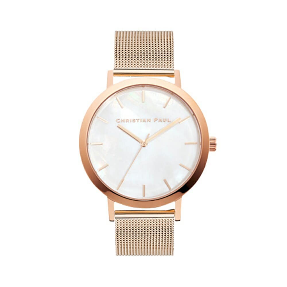 日本正規品 クリスチャンポール 腕時計 手表 レディース 誕生日 プレゼント シェル ピンクゴールド シンプル 仕事用 おしゃれ かわいい 結婚祝い 女友達 20代 30代 40代 記念日プレゼント