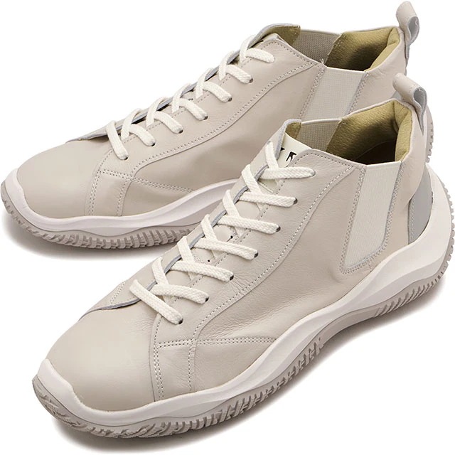 スニーカー [SP1909-03] SP-1909 メンズ 日本製 カンガルーレザー 軽量 サイドゴア Ivory 正規取扱店