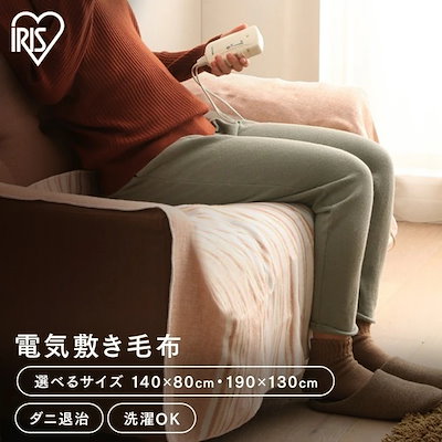 他サイト： 電気毛布 電気敷毛布 電気しき毛布 EHB-1408-T [ 14080cm] メーカー直送の商品画像