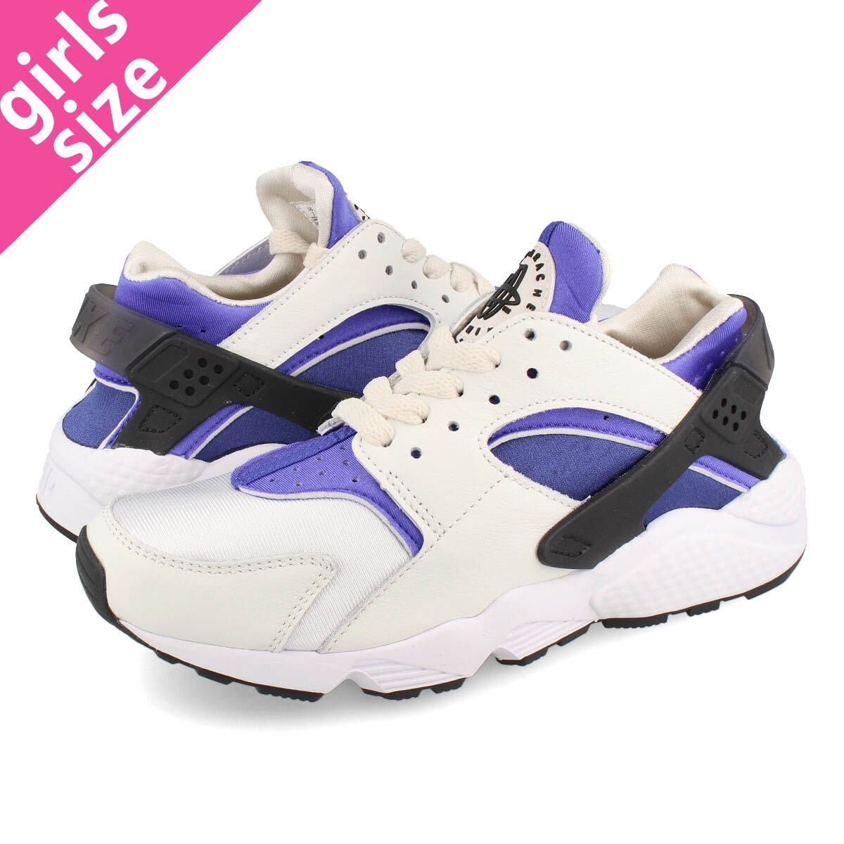 WMNS AIR HUARACHE WHITE/BLACK/LAPIS/DEEP ROYAL BLUE